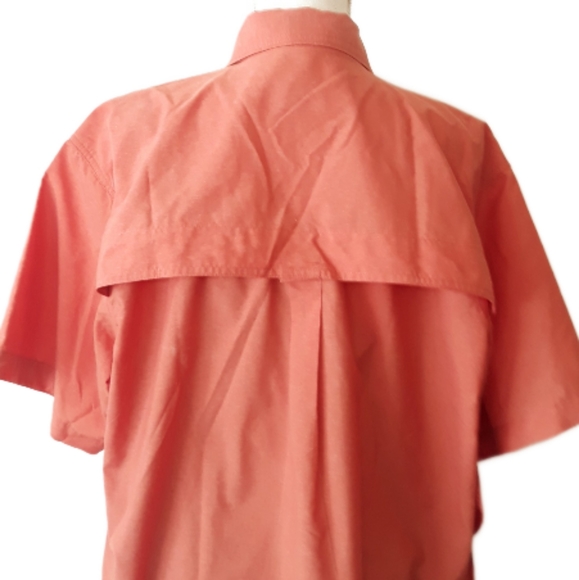 Sportif Hook & Tackle Fishing Shirt - Size Medium Coral - Picture 3 of 15